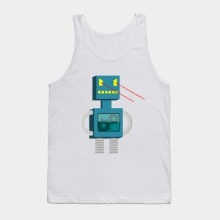 Cute Robot Destroyer Kids T-Shirt Tank Top